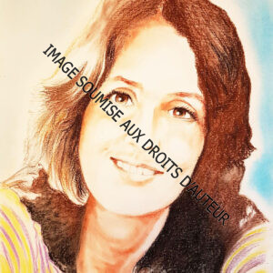 PASTEL JOAN BAEZ - Ft A4