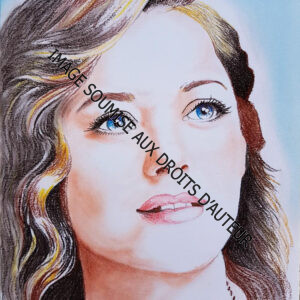 PASTEL MARION COTILLARD - Ft A4