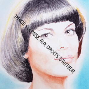 PASTEL MIREILLE MATHIEU - Ft A4