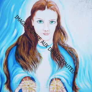 PEINTURE SUR TOILE MARIE-MADELEINE - 46x55cm